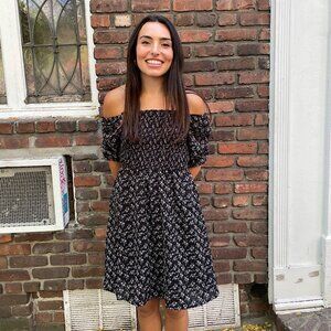 Youth Floral Smocked Square Neck Dress | Trendy Summer Style